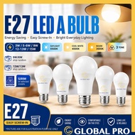 E27 LED Bulb 3W 5W 9W 12W 15W 18W Lampu Mentol LED A Bulb Daylight Cool White Warm 3 Tone LED Light 