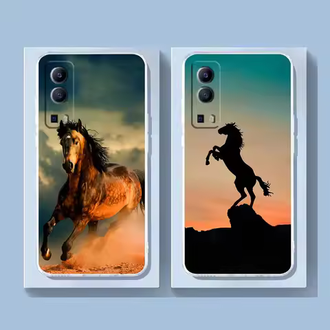 Clear Phone Case For VIVO Y30 Y32 Y33S Y50 Y51 Y52S Y53S Y55S Y76 Y78 V20 V21 V23 V25 V27 5G 4G Case