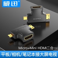 Wei Xun Mini hdmi to hdmi micro hdmi Adapter Computer Camera to HD Display Projection