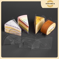 100 Pieces Triangular Transparent Edge Hard Edge Cut Cake Edge Transparent Mousse Cake Edge Transpar