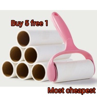 Refill DUST Roller Reusable Sticky Lint Roller Paper ROLLER  DUST CLEANER ROLL ISIAN SEMULA PENGELEK