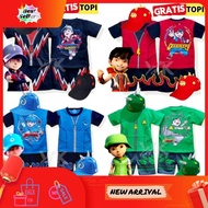 ⭐READY STOCK⭐ ✲Boboiboy Boys Costume SuitComplete 1-10 Years♥