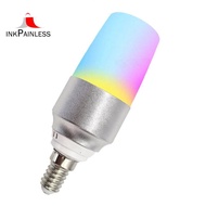 Tuya Smart Wifi E14 5W LED Light Bulb Life for Bedroom Lamps APP Control CCT+ RGB Voice Color Adjust