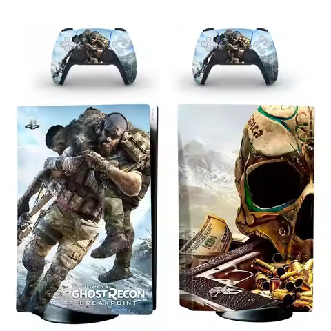 Ghost Recon Breakpoint PS5 Standard Disc Edition Skin Sticker Decal for Console & Controllers PS5 Sk