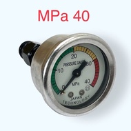 เกจ เพรสเชอร์เกจ PG 1508 มี2แบบ 25MPa 40MPa อะไหล่เครื่องฉีดน้ำแรงดันสูง 15 มิล เกจวัดแรงดัน
