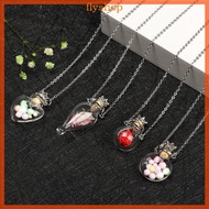FLY Clear Water Drop  Bottle Necklaces  Keep Openable Make a for  Pendant Blood Vial Necklace For Wo