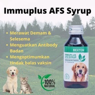 Bexton] [Immuplus AFS Syrup] | Immune booster/Demam/Antibiotics For Dogs And Cats 100ml