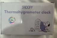 日本景品直送 Snoopy 時鐘連溫度計濕度計