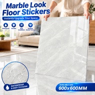 PVC Self Adhesive Floor Sticker Vinyl Flooring Indoor Balcony Floor Paper 60X60CM Marble Tiles Floor