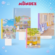 XO Classmate 180 Page Soft Plastic Spring Notebook Waterproof Plastic Cover Horizontal Lines Smooth 