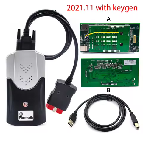 For Auto-coms DS-150E With Bluetooth 2021.11 Keygen For Delp for DS150E V9.1 OBD2 Cars Trucks OBD II