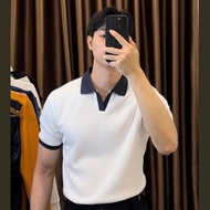 OTIS STAR V-neck Polo shirt, honeycomb mesh fabric. Soft, wrinkle-free fabric. Form Regular Fit. Wei