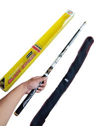 Joran Pancing Tegek haizhen black dragon 270 360 450 540 carbon ruas panjang