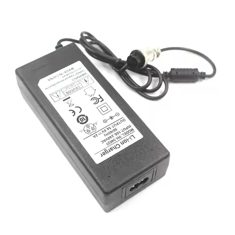 54.6V 2A Li ion Battery charger for 48V 13S li-ion Battery DC Socket/connector charger GX16 3P