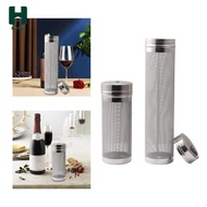 Homyl Beer Dry Hop Filter Beer Brew Dry Hop Filter Wide Mouth Metal Beer Wine Filter Strainer for Ho