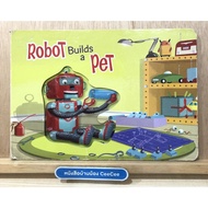 English Books Board Book Robot Builds a Pet
