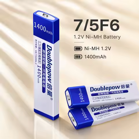 High Quality Rechargeable NiMH Replacement Battery 7/5F6 67F6 1.2V 1400mAh Cell For Panasonic Sony W