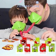 CHIHIRO1X3EE Frog  With Blow Tongue, Desktop Game Parent-child Interaction Frog  Wagging Tongue Game