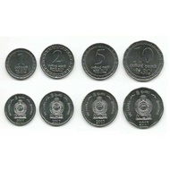Sri Lanka 2017 1, 2, 5, 10 Rupee Coins Set 4pcs UNC