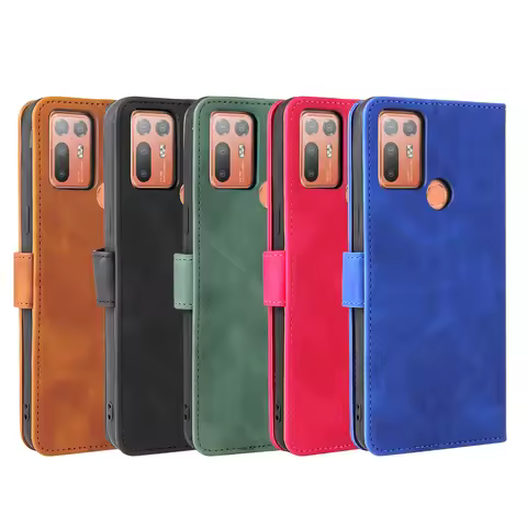 Flip Leather Case For HTC Desire 20 Plus Case Wallet Book Cover For HTC Desire 20Plus 20+ Cover Magn