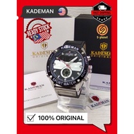 🇲🇾READY STOCK🇲🇾KADEMAN K9103 Men Waterproof Analog Clock Original Fashion Stainless Steel Waterproof Watch
