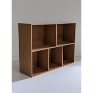 Rak Buku Buku Almari 12mm Thickness / 5 Tier Bookshelf / Multipurpose Shelf /