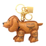 近全新 MCM Visetos 狗形ブラウン鑰匙圈 1359 [二手] MCM