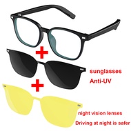 NineWind G05-T3 Smart Bluetooth Audio Glasses Magnetic Wireless Multifunctional Sunglasses Driving C