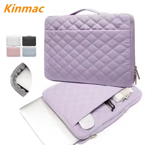 Brand Kinmac Laptop Bag 12,13,14,15,15.6 Inch, Women Lady Man Handle Sleeve Case For MacBook Air Pro