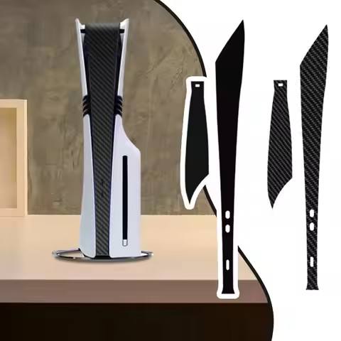 New Arrival Accessories For PS5 Pro Console Skin Sticker PCV Vinyl Protective Middle Skin Sticker Du