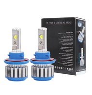 C6 H4 H7 H11 H9 9005 9006 7600LM 36W LED Car Headlight Hi / Lo Beam Light Bulbs V18 9007 H27  T1 H3