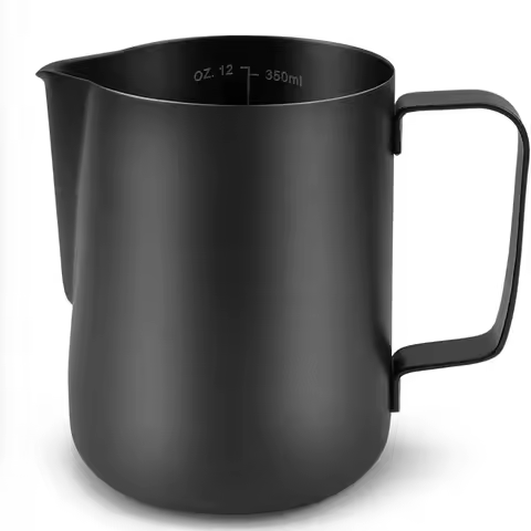 Stainless Steel Milk Frothing Pitcher 350ml Espresso Steaming Pitcher for Espresso Machines Cappucci