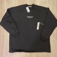 斷碼減價❗️全新正版2022 FOG Essentials Cotton Sweater 衞衣黑色 Size L XL