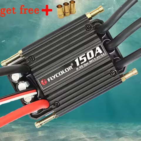 ESC Speed Controller Flycolor 150A 120A 90A 70A 50A Brushless ESC Stand 2-6S Lipo BEC 5.5V/5A for RC