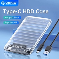 ORICO Transparent HDD Case SATA to USB 3.0 Hard Drive Case External 2.5'' HDD Enclosure for HDD SSD Disk Case  Support UASP