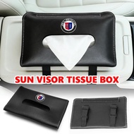 For Alpina Car Sun Visor Tissue Box Paper Napkin Storage Bag Accessories B3 B4 B5 D3 D4 D5 B7 B8 XD3