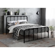 Katil Queen/Bed/Queen Bed Frame/Metal Bed/Katil Besi/Katil Putih/White Bed/Bed Frame/Dumee