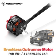 Hobbywing 3530SL Brushless Motor - 3.5mm Plug Play 3.175mm Shaft | 2-4S For 1/10 1/12 Crawler