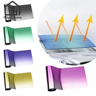 YELGIRLB Car Sun Visor Strip, Color Shift Iridescent Chameleon Windshield Film, Professional Heat In