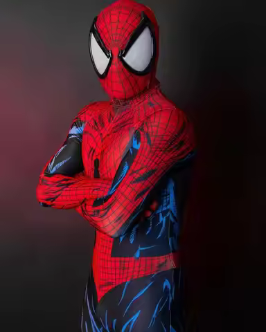 Ultimate Spiderman Cosplay Costume McFarlane Spider Boy Cosplay Superhero Spandex 3D Printed Zenzai 