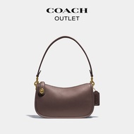 COACH/COACH Olay Female Bag Classic Swinger Shoulder Mahjong Bag Underarm Bag