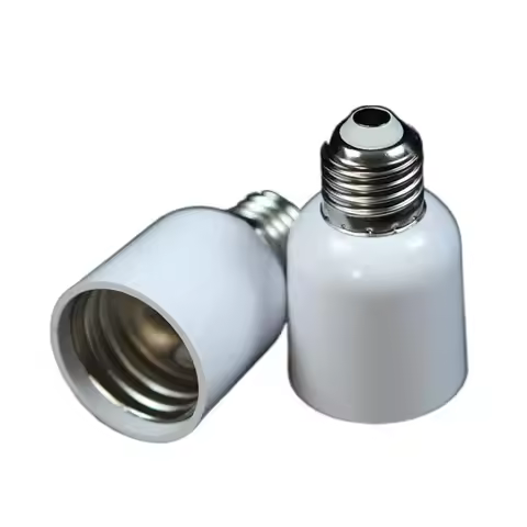 E27 Male to E14 B22 GU10 E40 Female Lamp Holder Converter Durable Multiple Models Lamp Base Heat-res