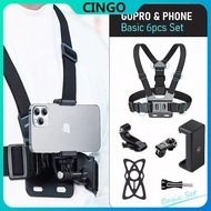 GoPro Harness Holder | POV Vlog Adjustable Chest Mount Mobile Phone Chest Strap Mount 360 Rotating