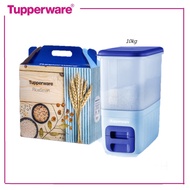 RiceSmart 10kg Blue Bekas Beras Large Sealed Rice Container Grain Dispenser
