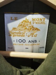 降價LE MONT STMICHEL 法國工裝外套一級品牌 moleskin布料 稀少綠色版