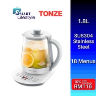 TONZE 1.8L Health Pot Glass Multifunctional Electric Kettle BJH-W180P