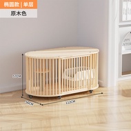 บ้านแมวไม้แท้ Artique Villa Extra Large Freedom Space Cat House Cat Cage Cat Cabinet Home Use Indoor