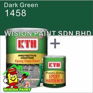 1458 DARK GREEN ( 5 LITER ) 5L KTH Epoxy floor paint / expoxy floor paint / ROOFING &amp; FLOORING cat epoxy lantai / paint9