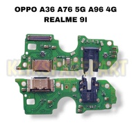 Opp A36 A76 5G A96 4G Realme 9I Charger Connector Pcb Board Usb Mic Ori