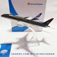 Royal Jordanian Boeing 787-8 Dreamliner Aircraft Model 16cm Die-cast Metal Airplane